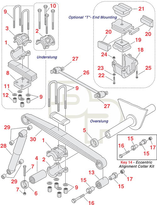 Mack ST34 Taper Leaf Spring Rear Suspension