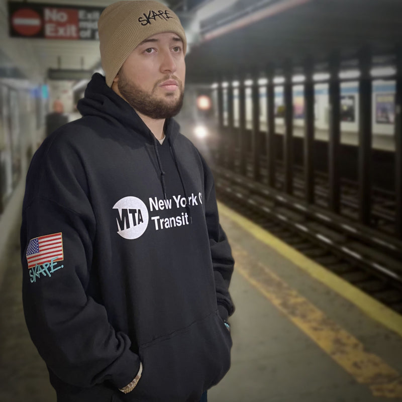 mta new york city transit hoodie