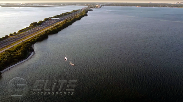 Kiteboarding Scenic View Skyway Bridge