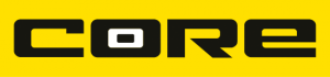 yellow and black logo that says Core