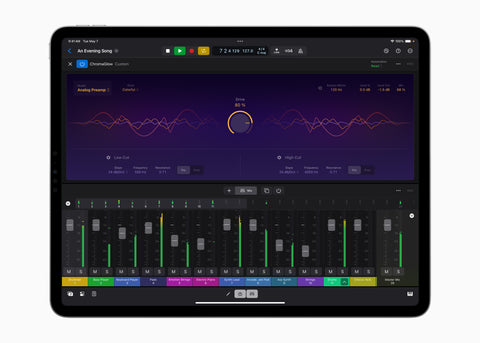 Chroma Glow ai feature on new Logic Pro