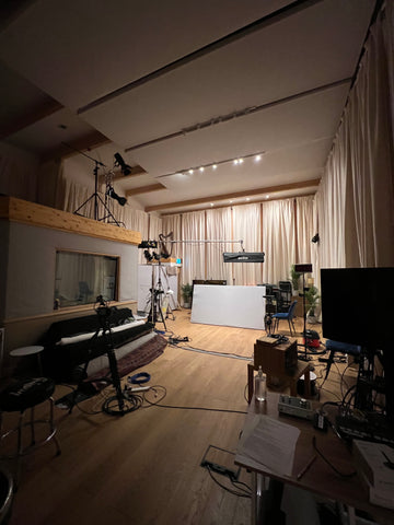 Recording room in 80HERTZ recording studios in Manchester