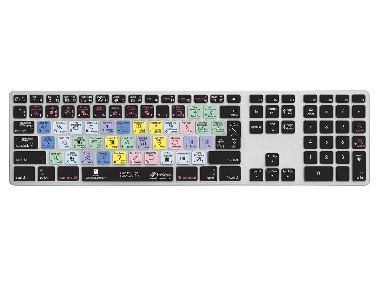 illustrator keyboard cover