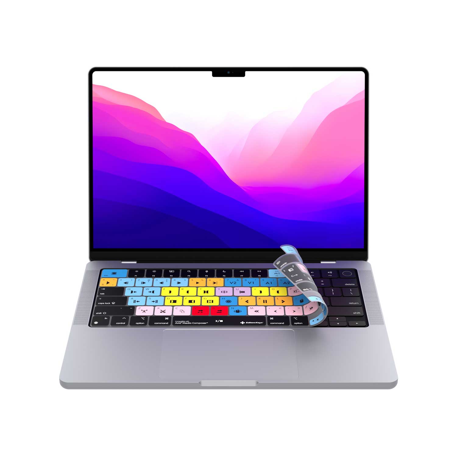 Housse de clavier en silicone pour MacBook Pro 16 MacBook Air M2 Housse de  clavier MacBook Pro 15 Touch Bar Tech Accessoire US Layout Housse de  protection -  France