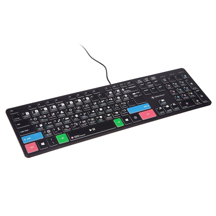 davinci resolve keyboard