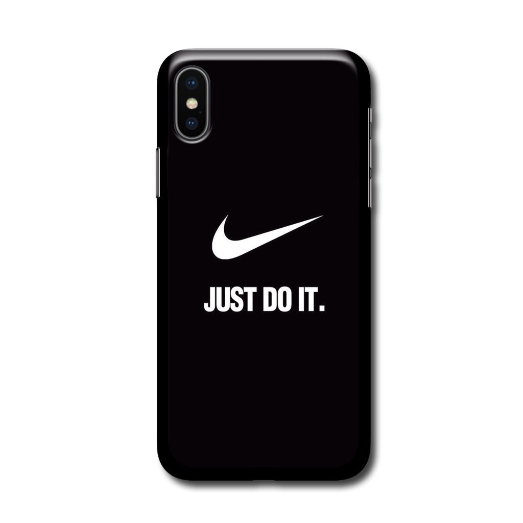 Nike Just Do It Black Background Iphone Xs Max 3d Case Adenacase