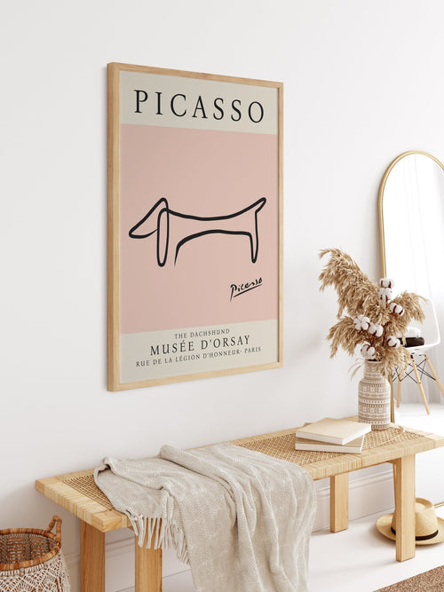 Picasso weiner sales dog art