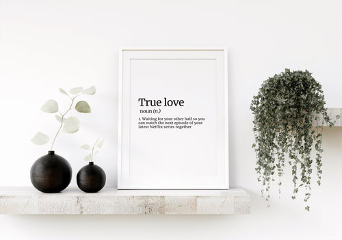 The Definition Of True Love Metal Print