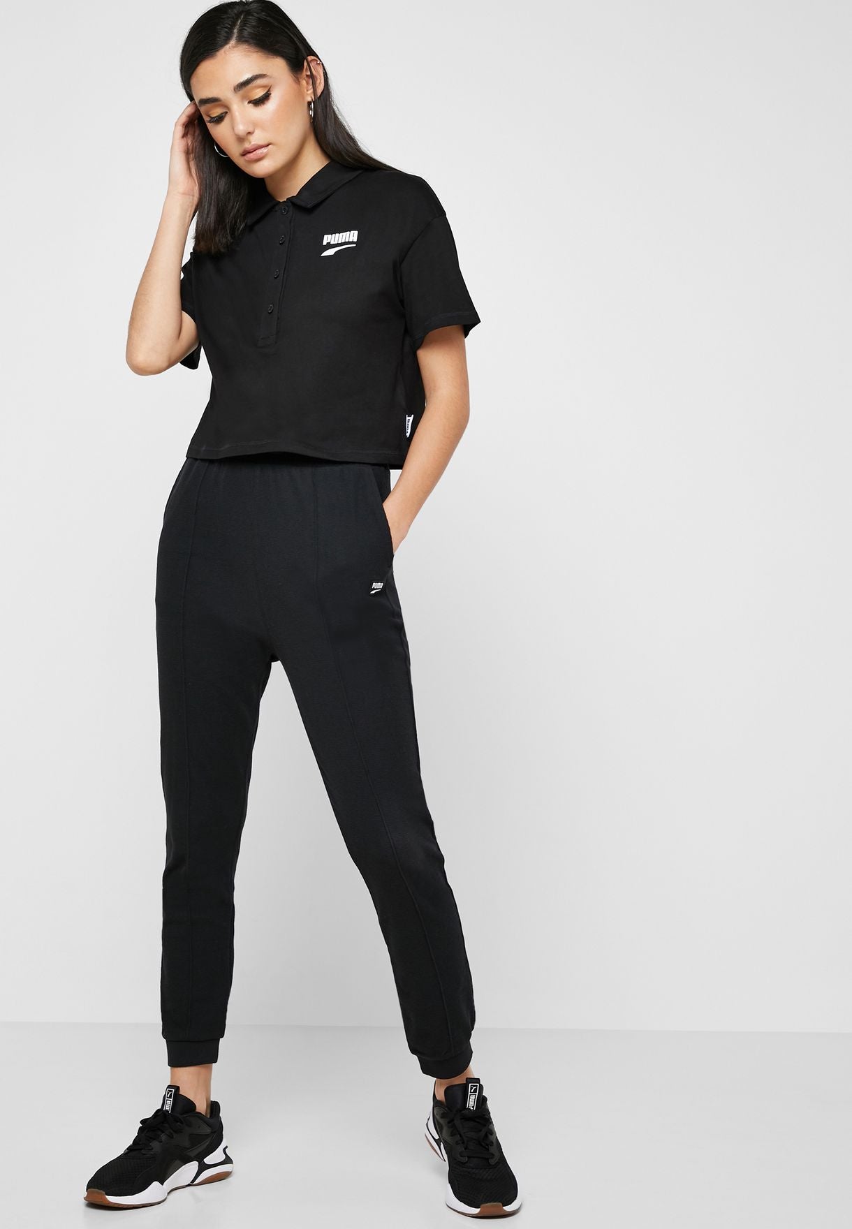 Puma Women's Tapered Joggers Everyday Pant Black – 200 Brands