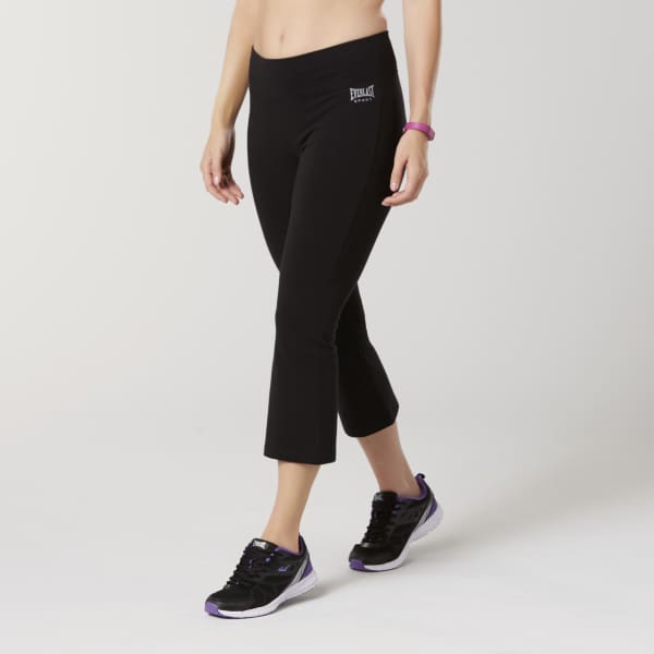 Everlast Sport Women’s Athletic Capri Leggings Dark Grey - XL - Woman Sport Pants and Leggings