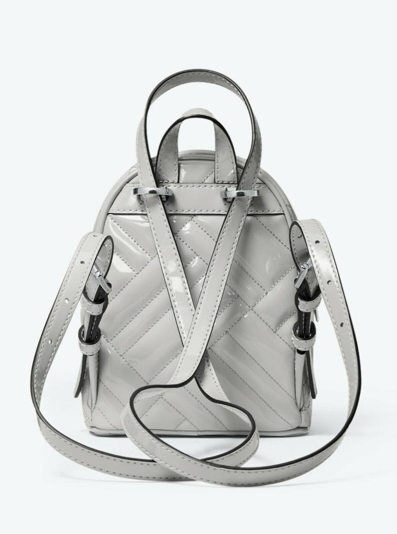 Michael Kors Crossbody XS Abbey Mini Aluminum Leather Backpack – 200 Brands