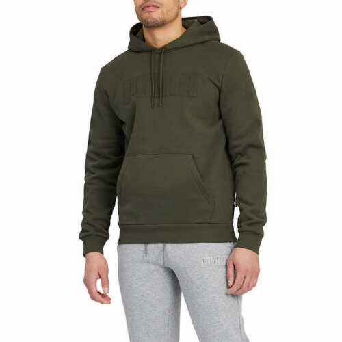 Puma Men's Pullover Hooded Sweatshirt /oliv