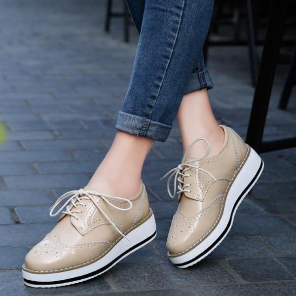 flat oxford shoes womens