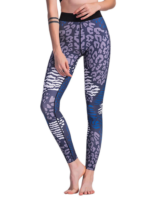 pattern gym leggings