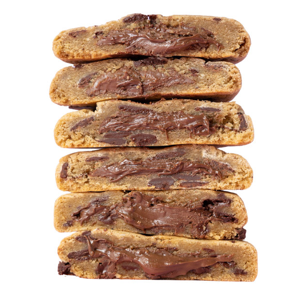 Stuffed Cookies - Chocolate Chip with Hazelnut Spread - The Dirty Cookie product image