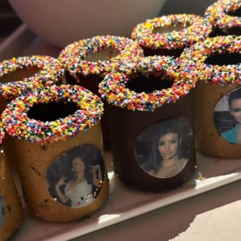 Kim Kardashian Birthday Custom Shot Glasses