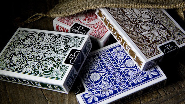 bicycle nautic back playing cards