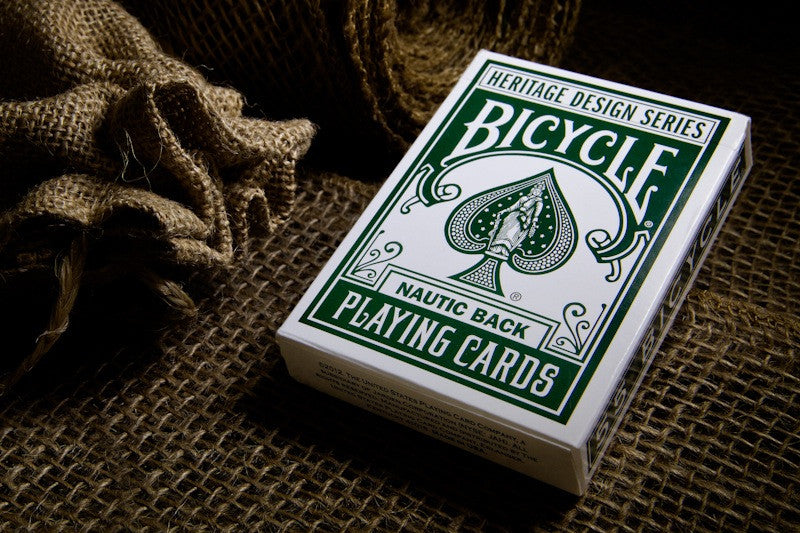 bicycle nautic back playing cards