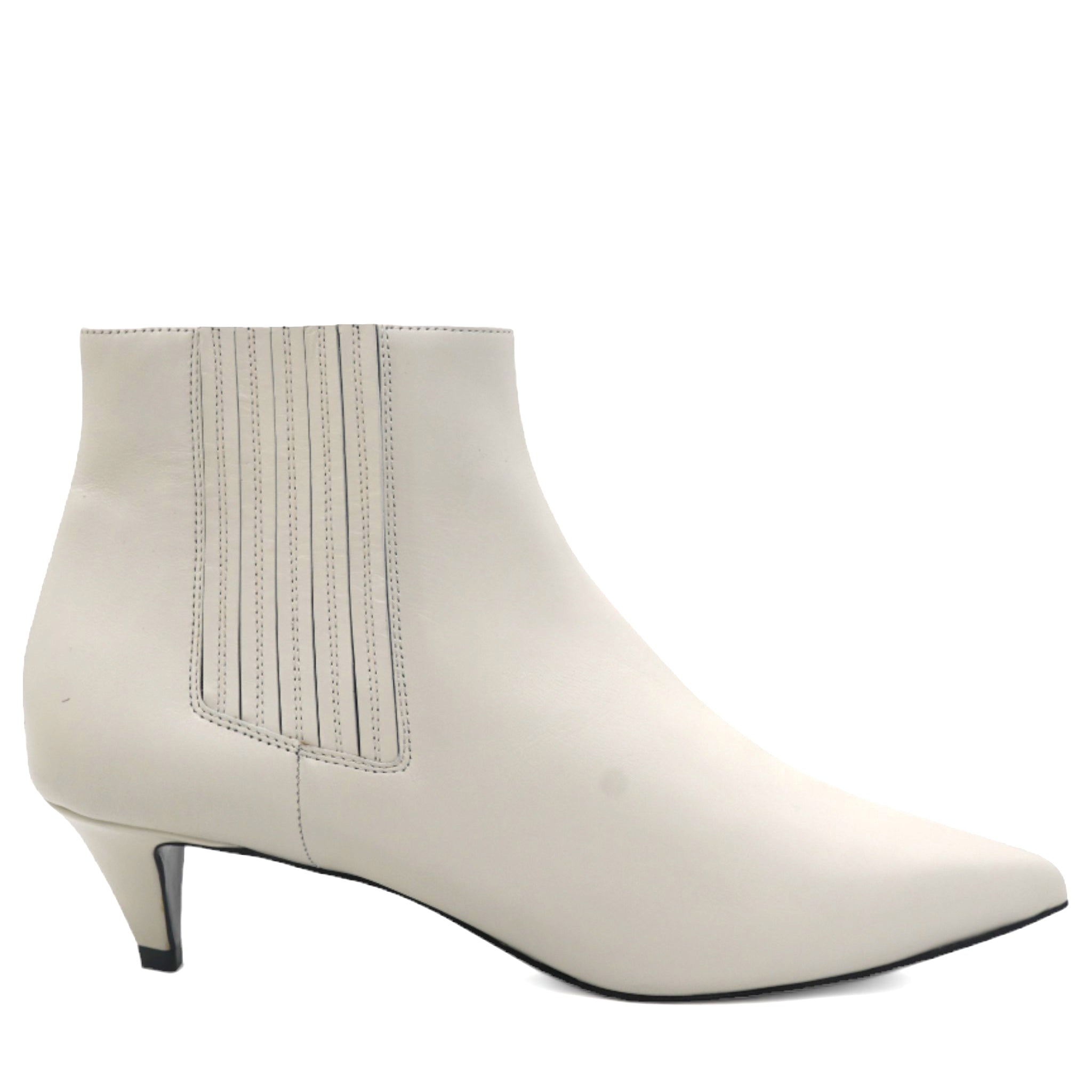 image of Western Ankle Boots Ecru 38