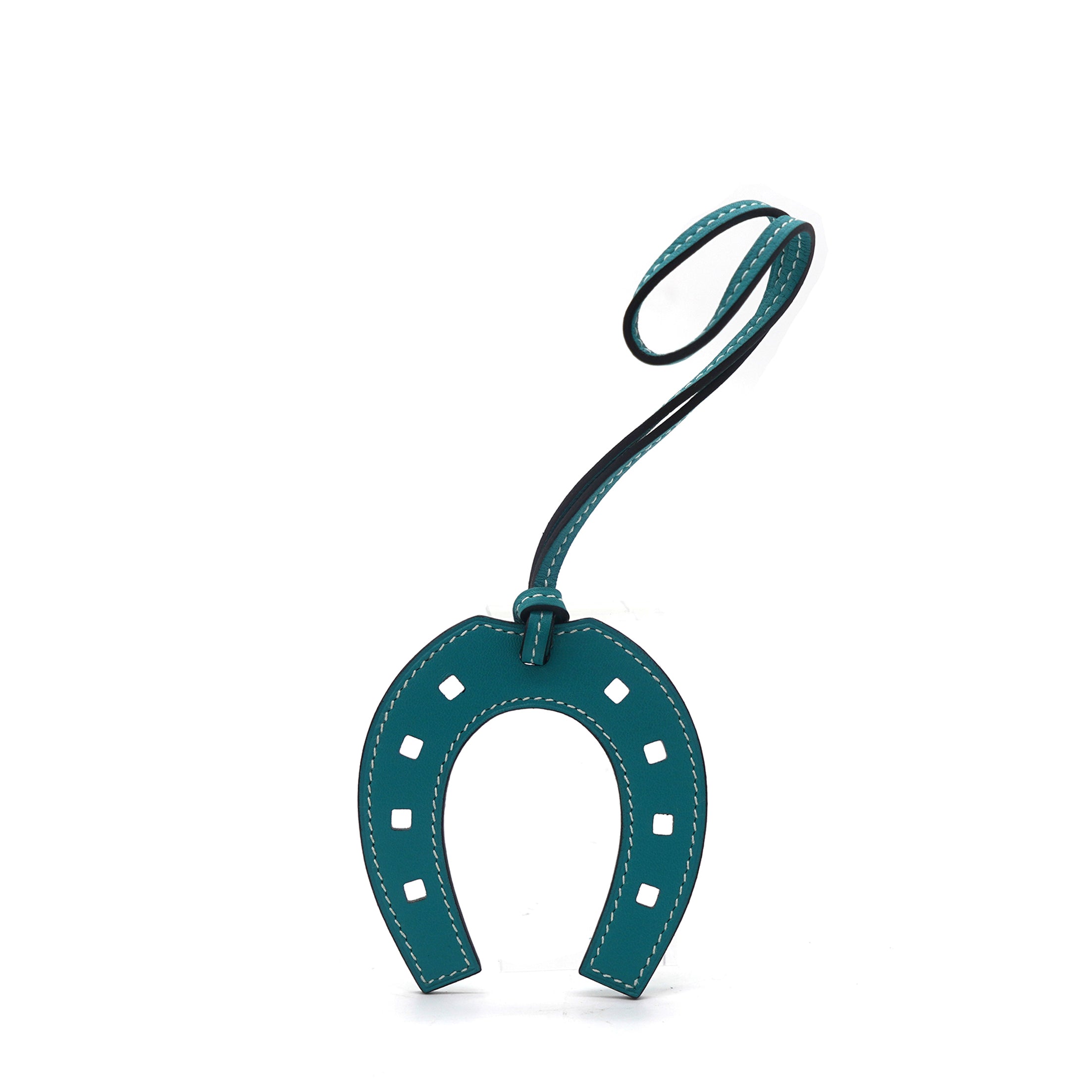 image of Swift Paddock Horseshoe Bag Charm Blue