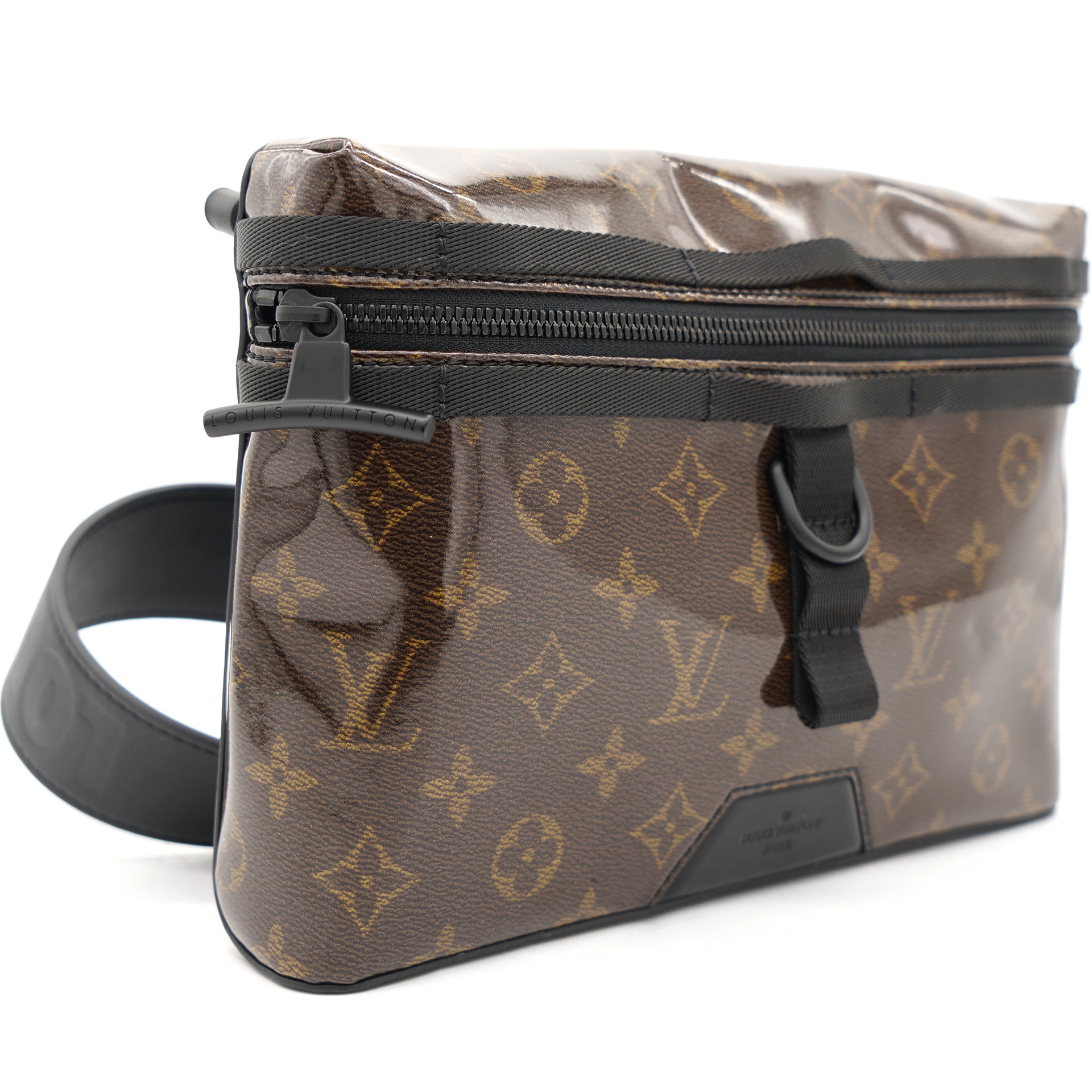 Pre-owned Louis Vuitton 2018 Glaze Monogram Messenger Bag In Brown