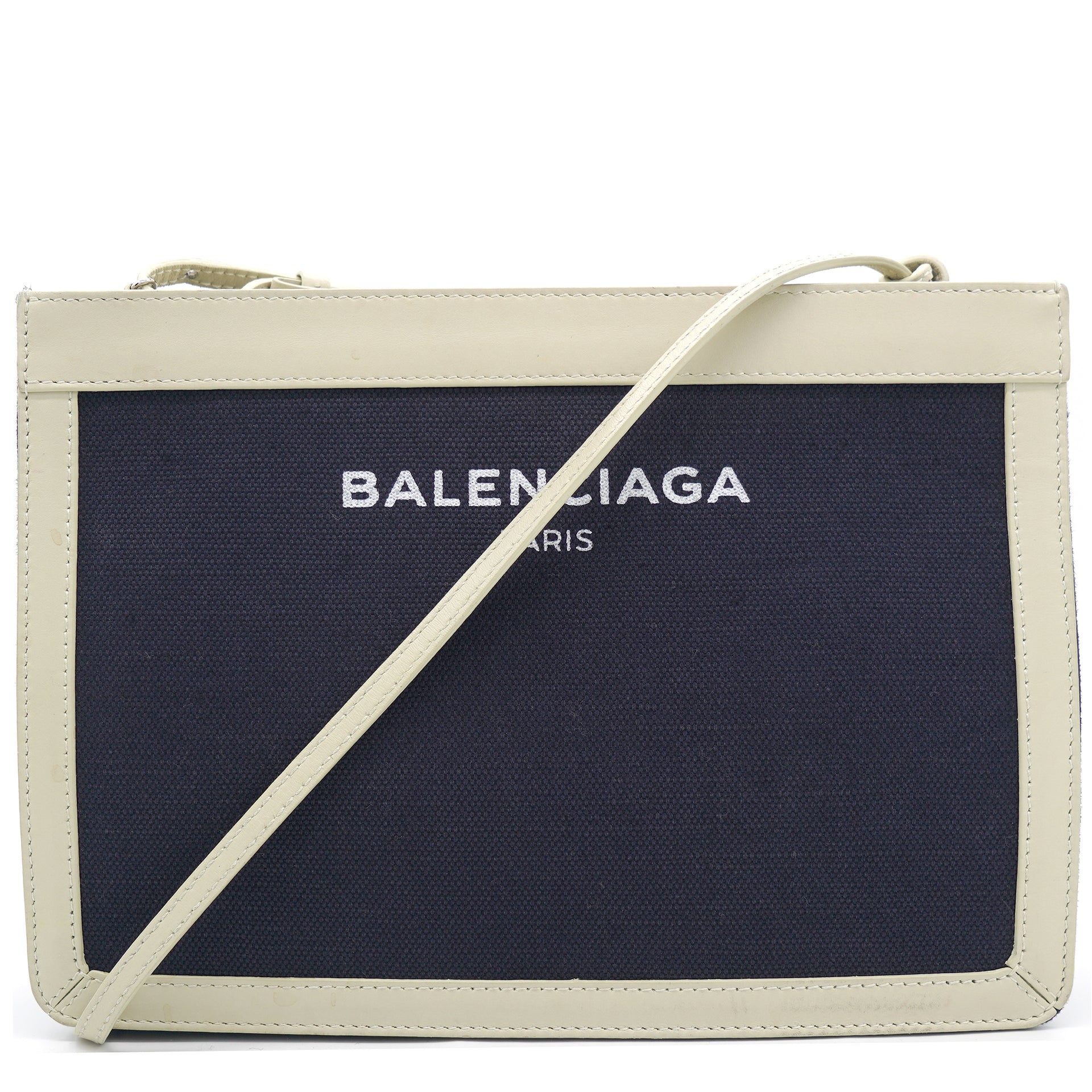 Balenciaga Black Leather Ville Day Crossbody Bag