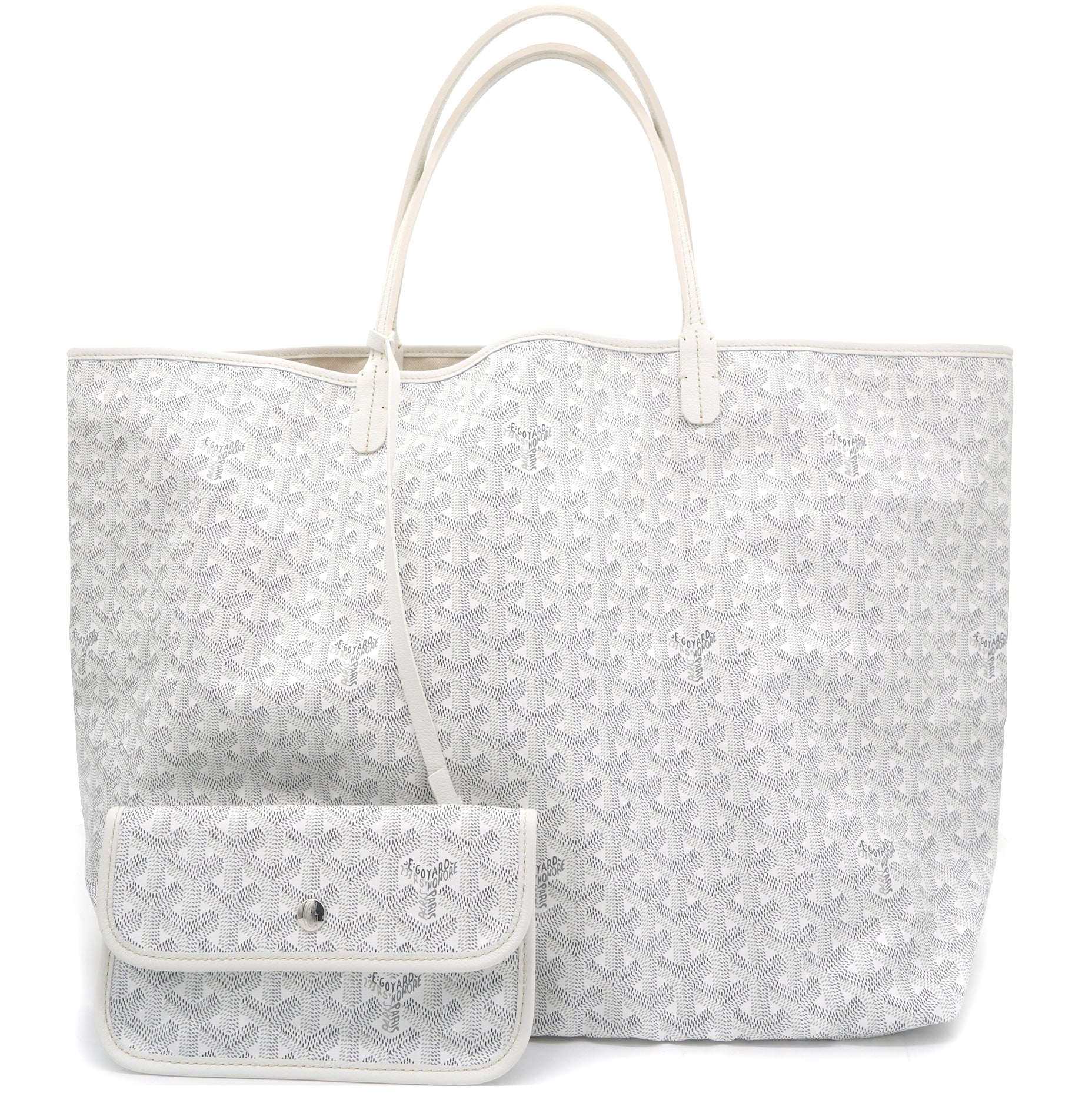 GOYARD Goyardine Senat Pochette PM White 173522