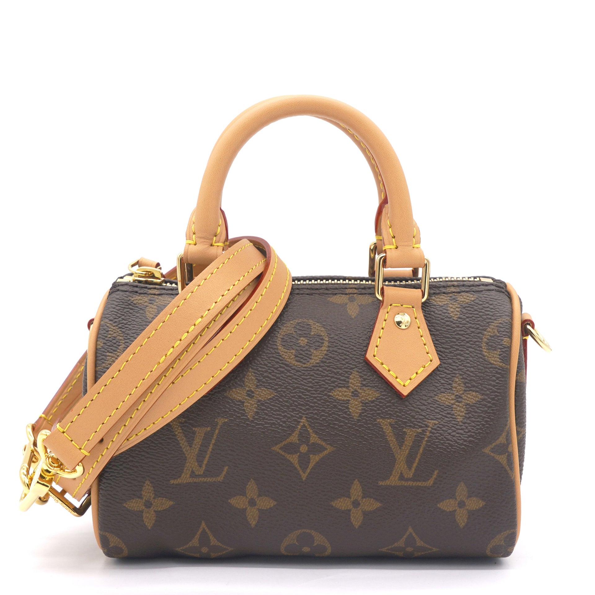 Louis Vuitton M81085 Monogram Canvas Nano Speedy Mini (RFID)