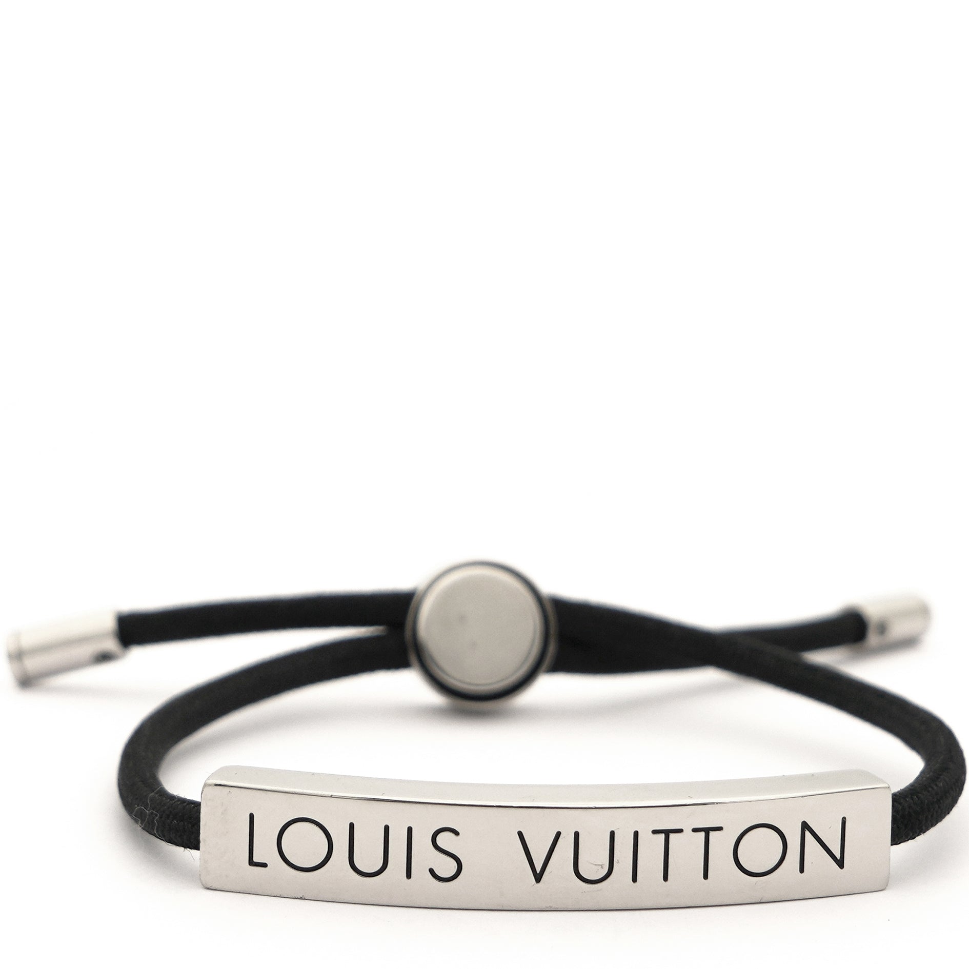 Louis Vuitton, Jewelry, Louis Vuitton Louis Vuitton Brasserie Lv Space  Bracelet Silverblack Metal Ru