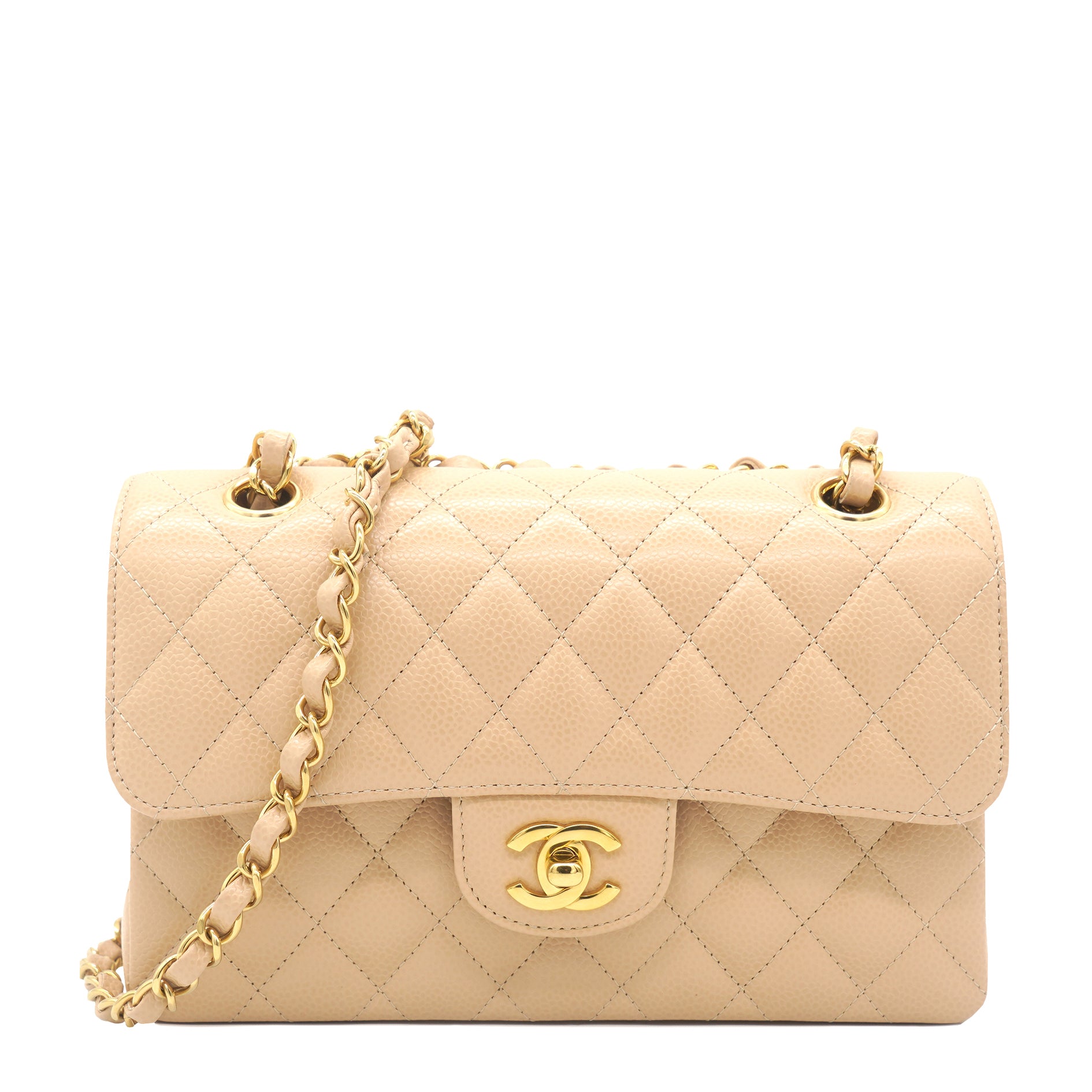 CHANEL Small Classic Double Flap Bag in 20S Dark Pink Caviar  Dearluxe