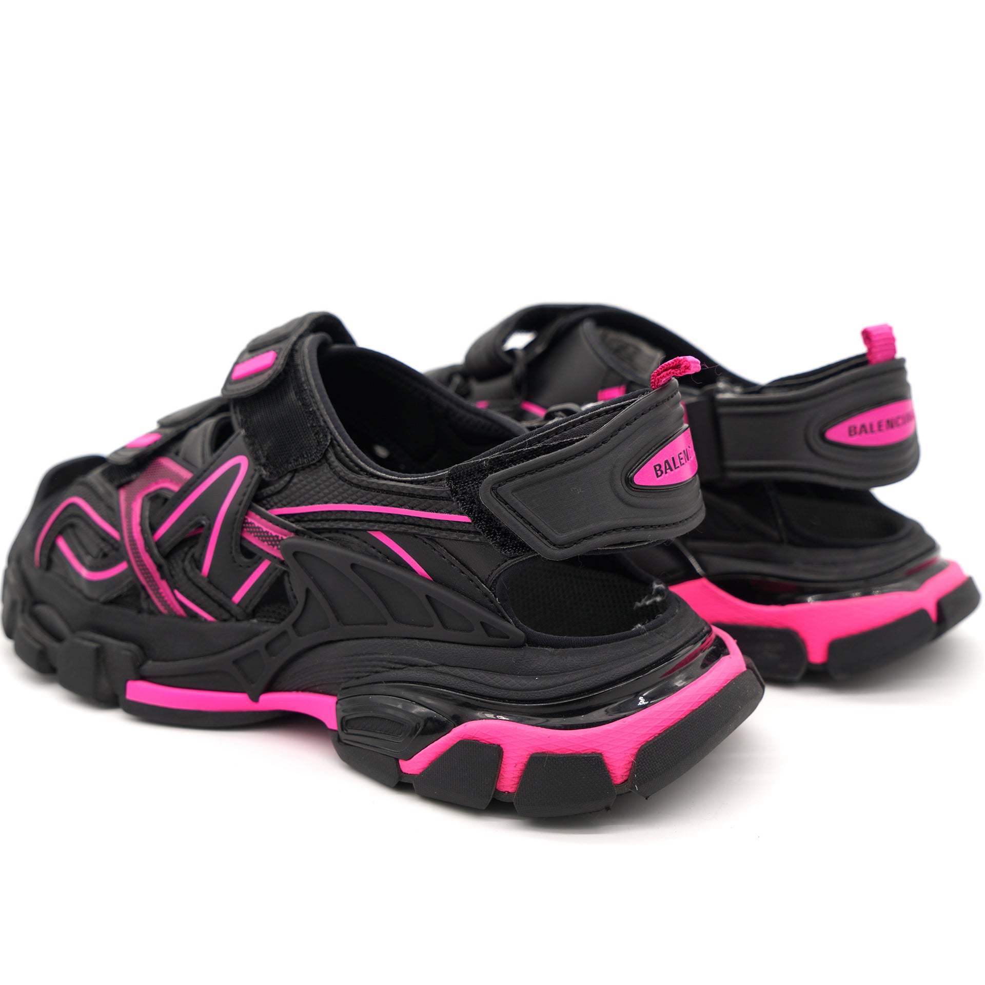 Giày Balenciaga Triple S Clear Sole  Black Pink Neon Rep 11  Mẫu Giày  Hot Nhất 2023  Hanoi Sneaker