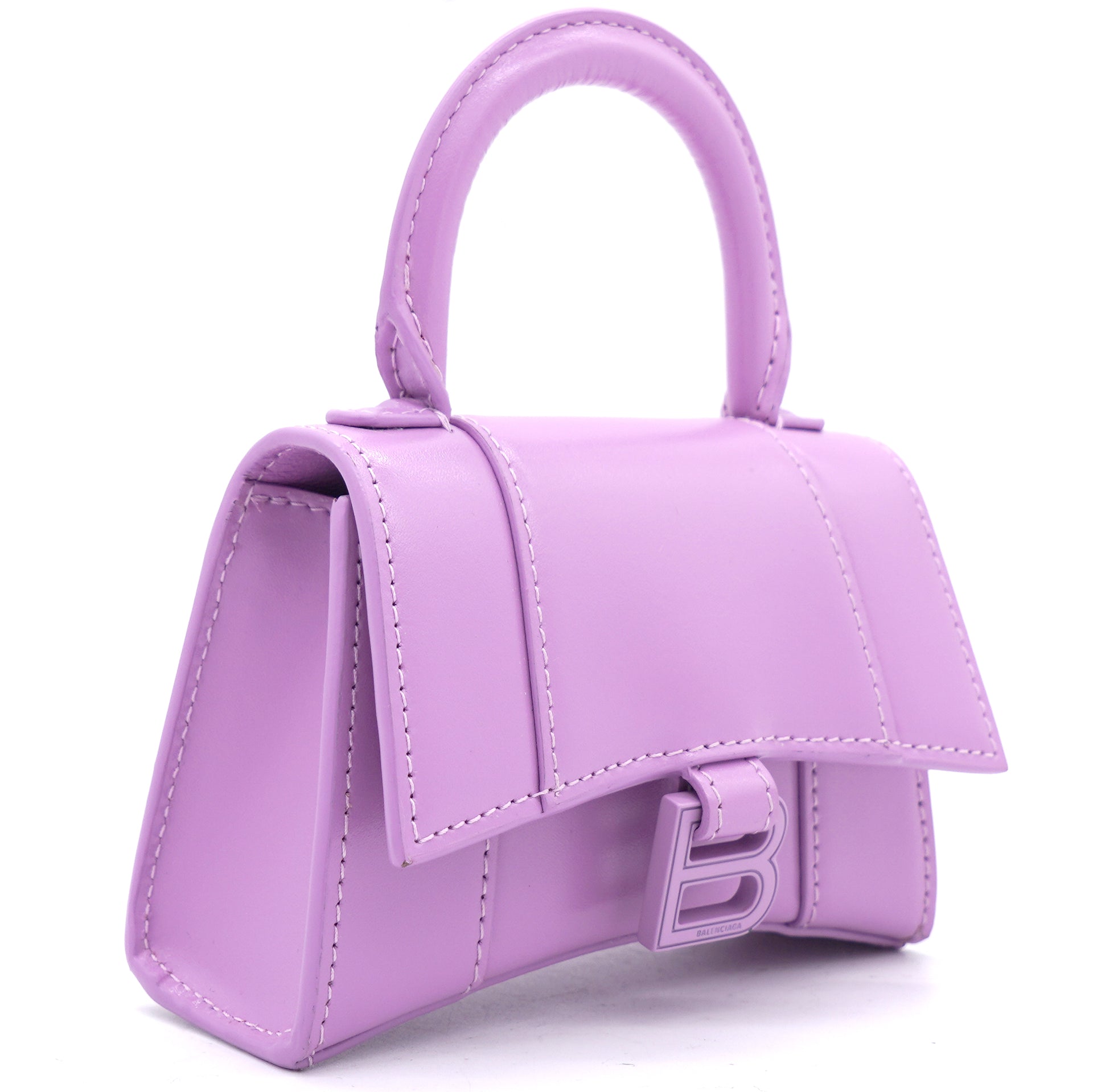 balenciaga hourglass bag lilac
