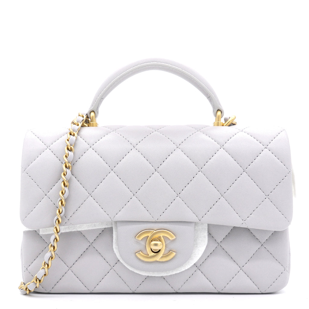 chanel rectangular mini top handle