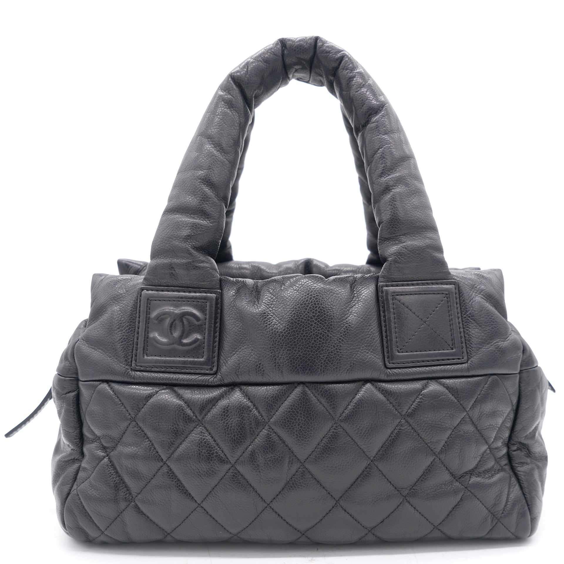 Chanel Leather Coco Cocoon Zipped Tote Black – STYLISHTOP