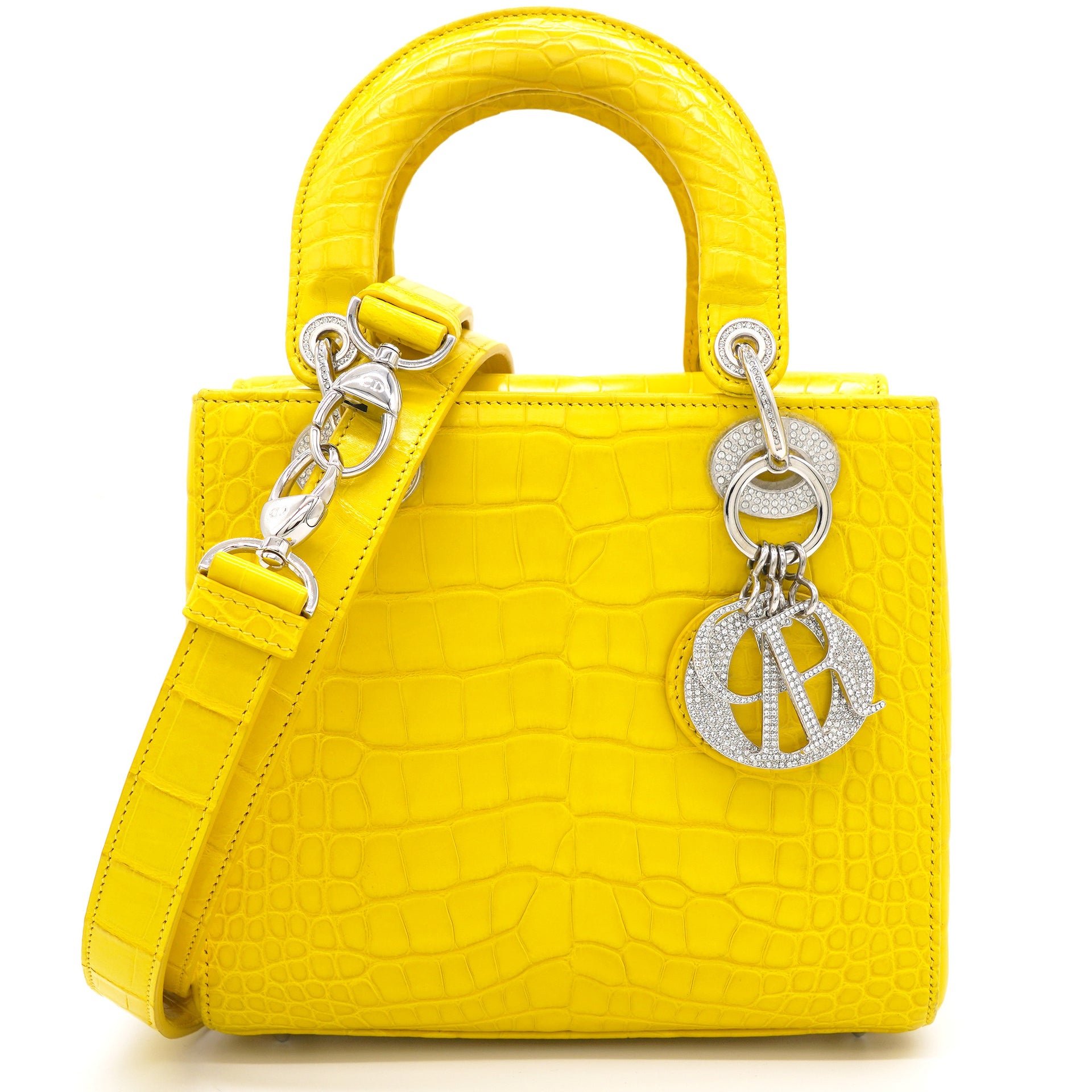 lady dior bag yellow