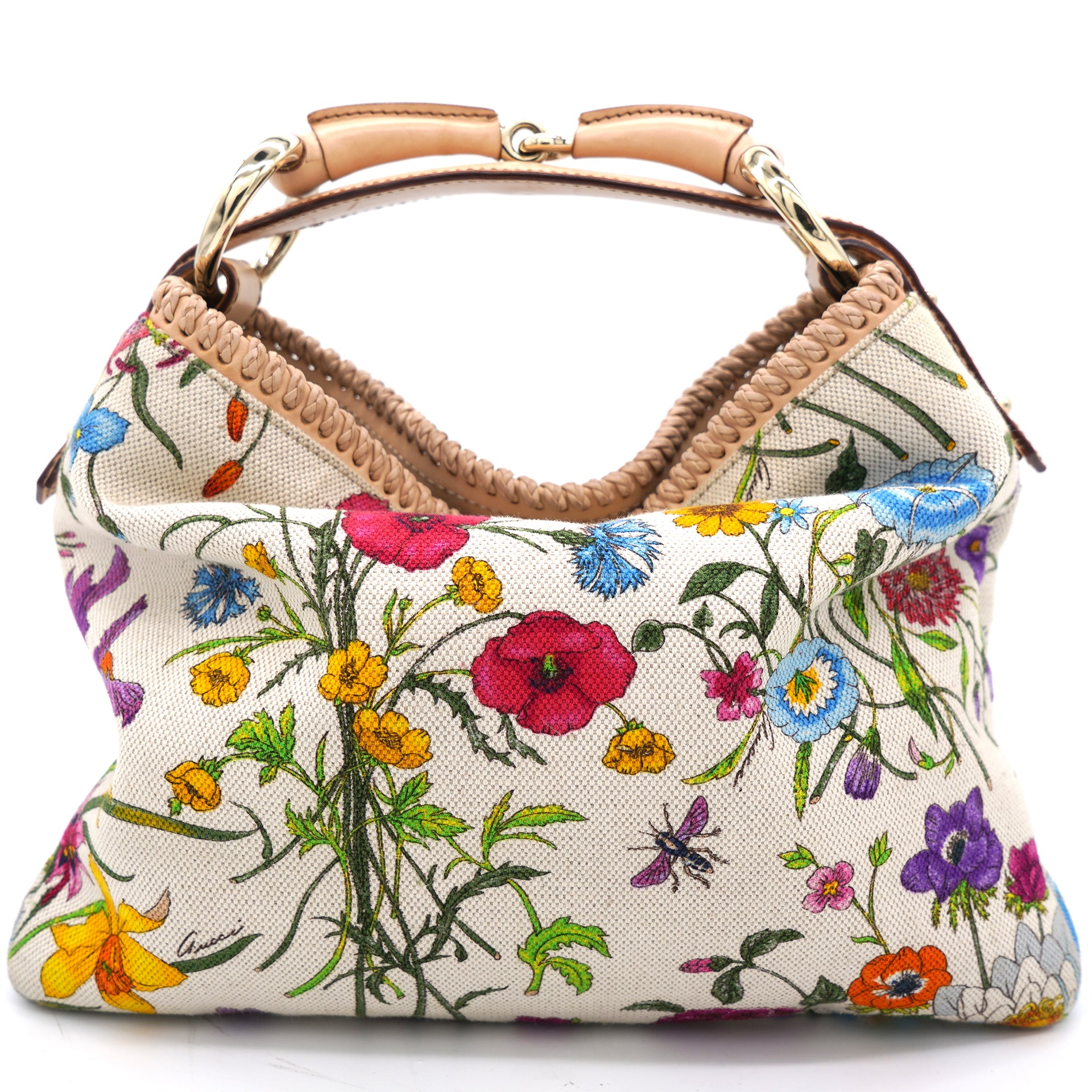 gucci flora hobo