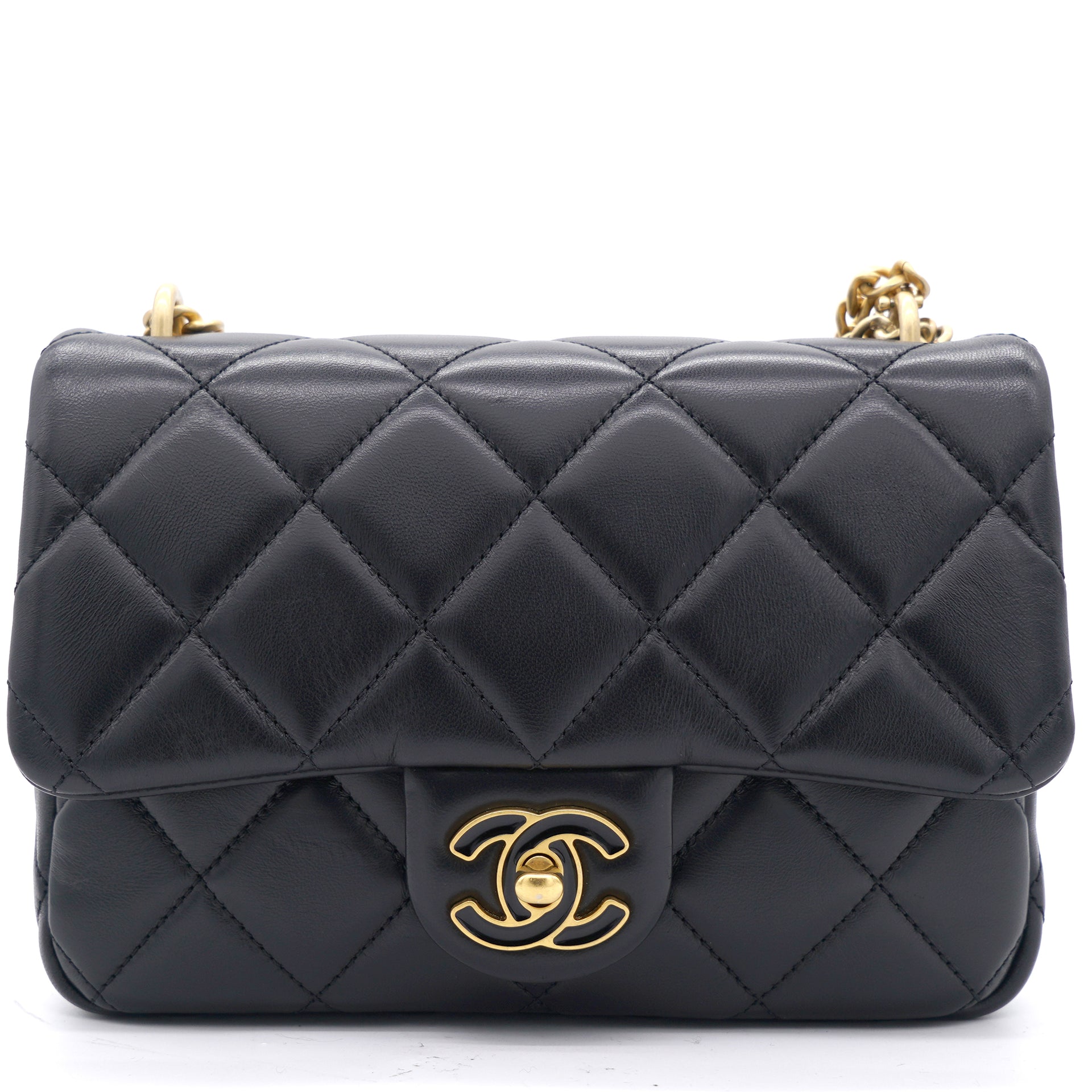 chanel black mini crossbody bag