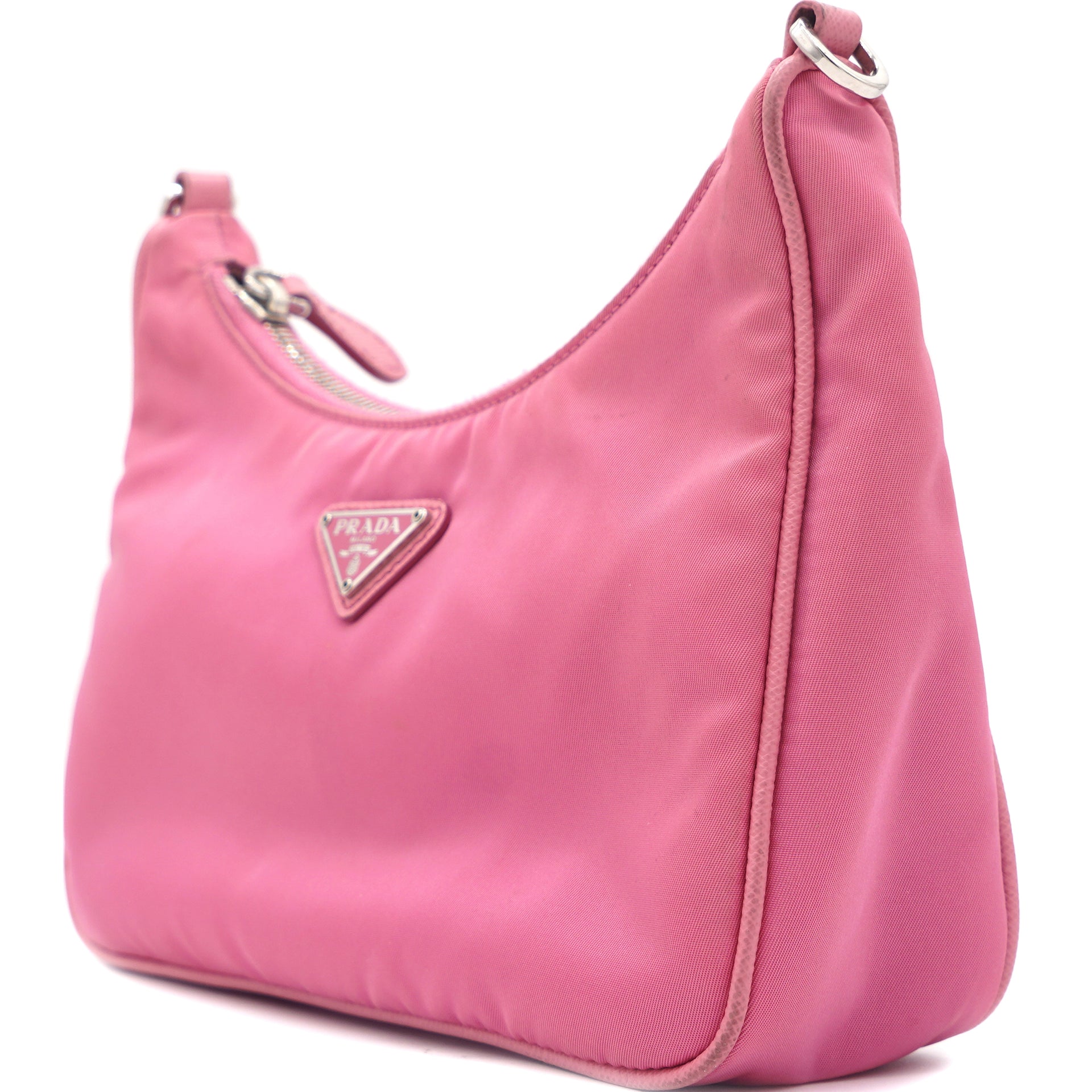 Prada Re-Edition 2005 Pink Nylon Bag – STYLISHTOP