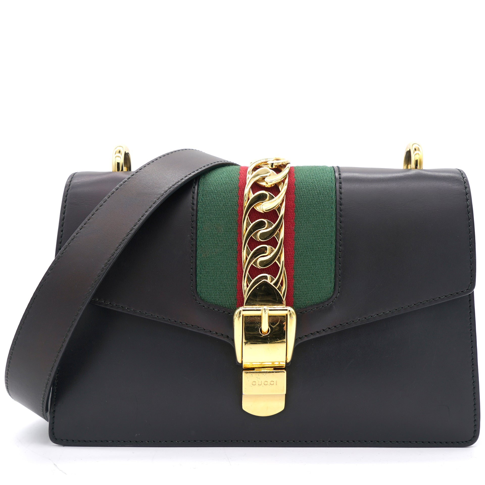Gucci Sylvie Small Shoulder Bag Black – STYLISHTOP