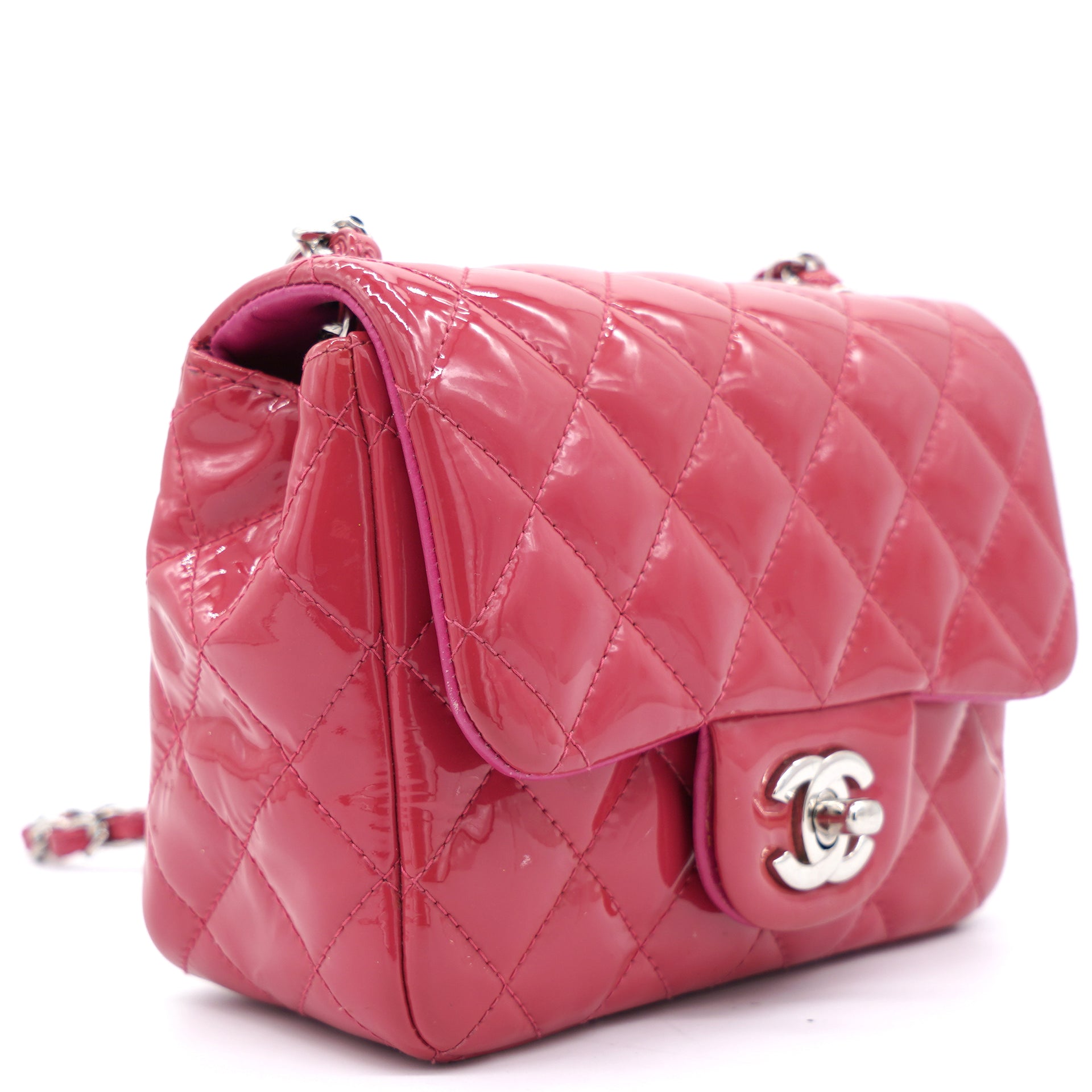 Chanel Mini Flap Bag Rectangular  Luxe Front