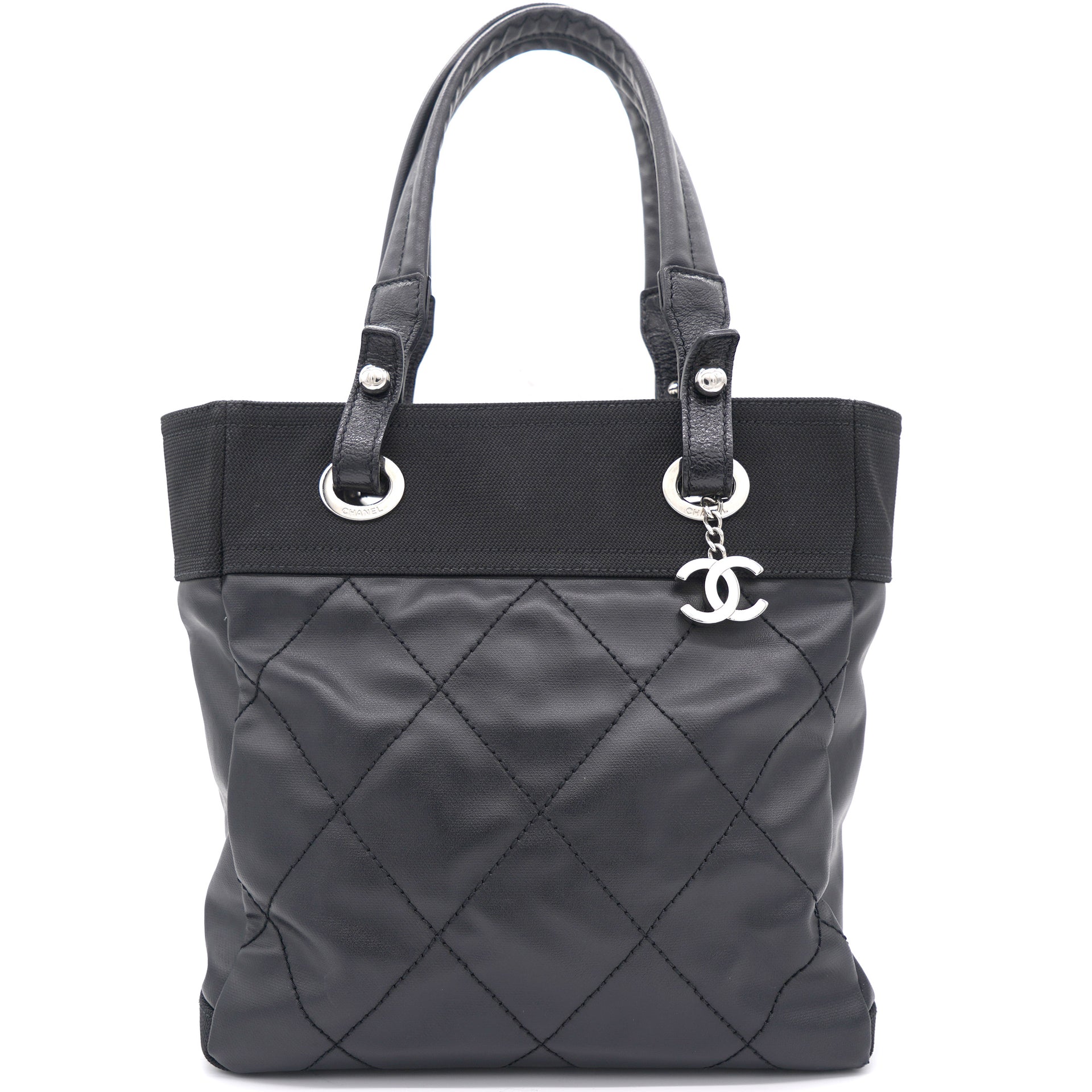 chanel coated canvas bag