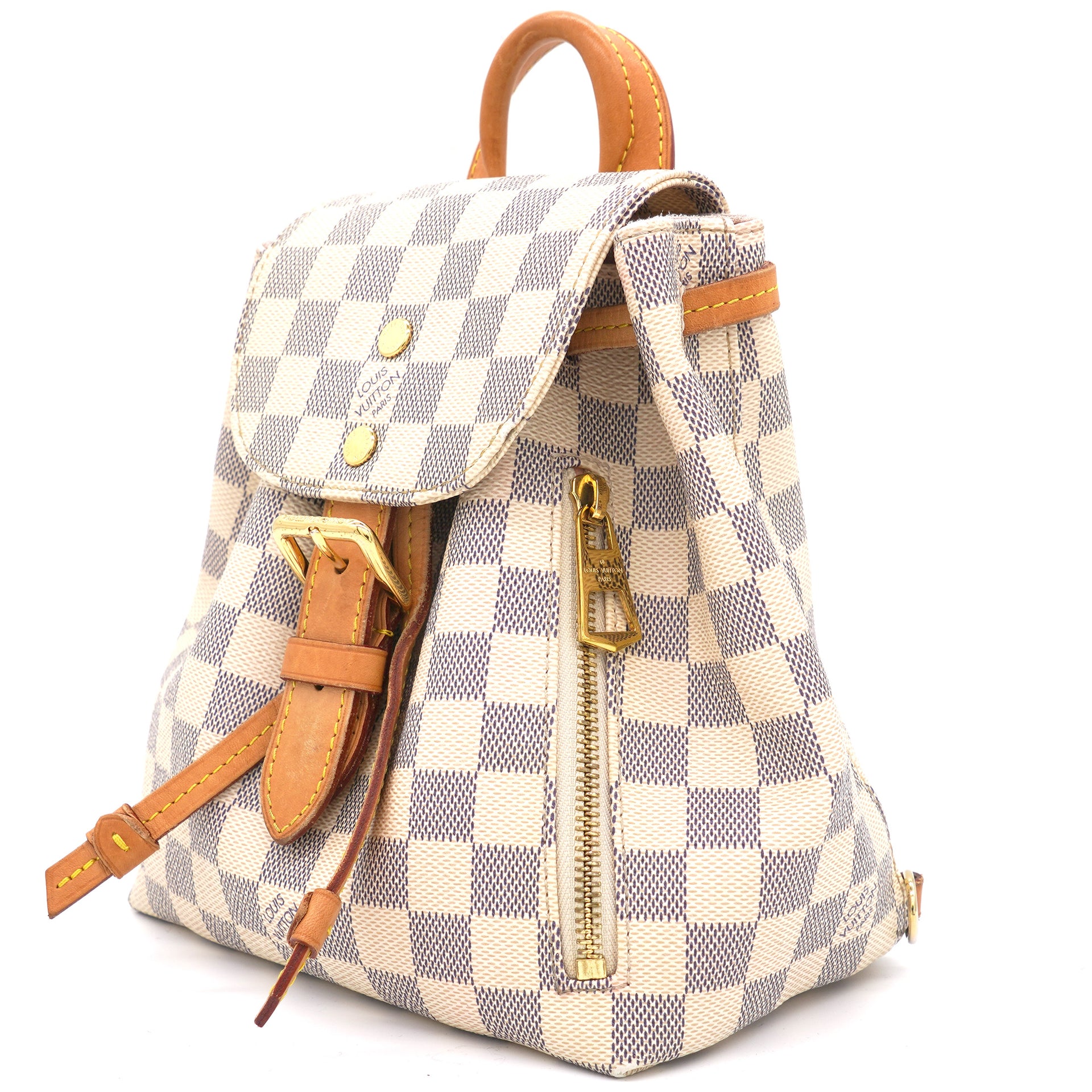 LOUIS VUITTON Damier Azur Sperone Backpack 135688