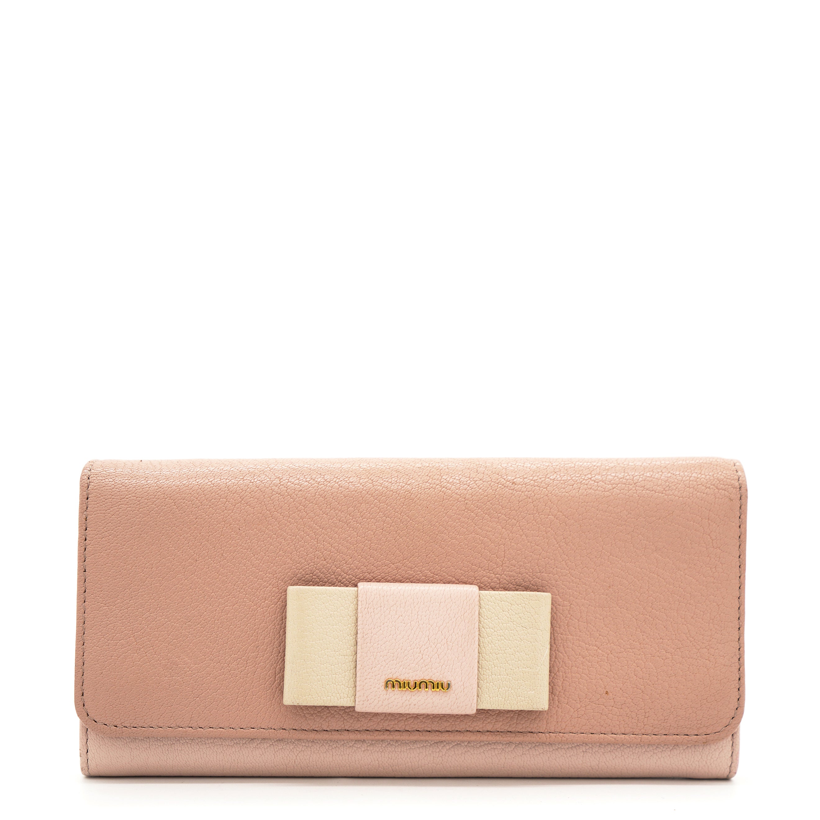 image of Madras Pink Tri-Folded Wallet