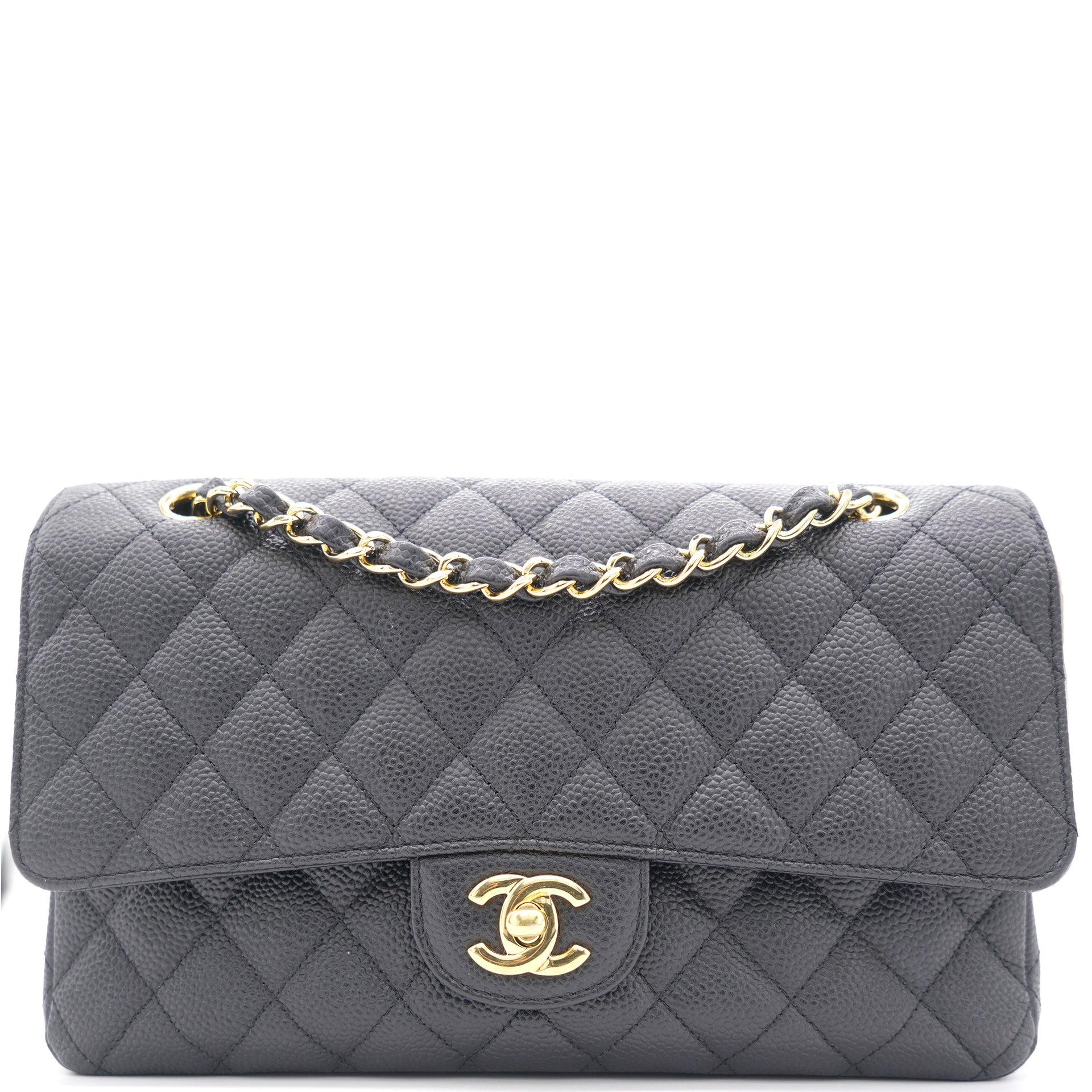 chanel black quilted