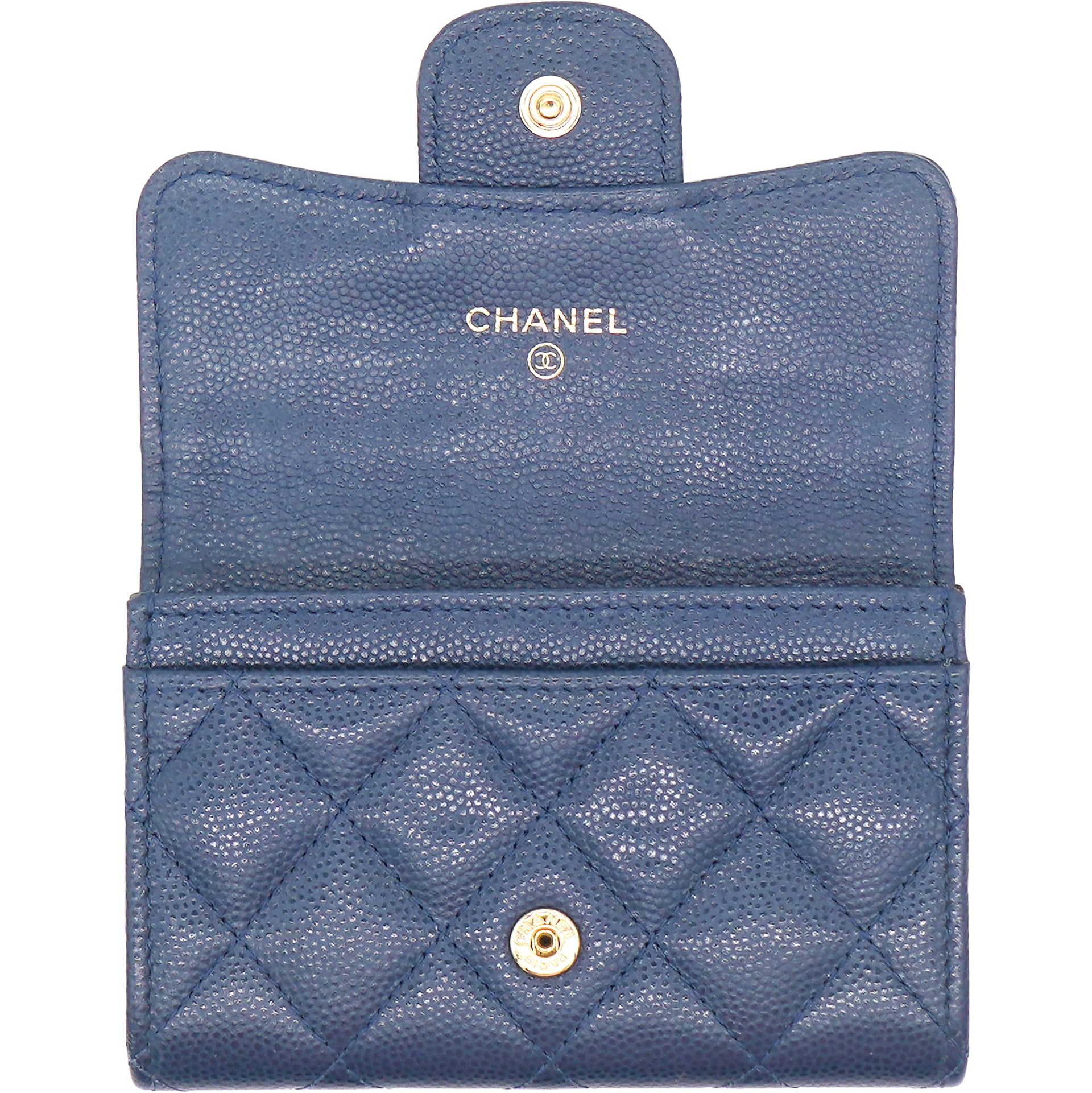 Authentic Second Hand Chanel Caviar Classic Long Flap Wallet  PSS29200022  THE FIFTH COLLECTION