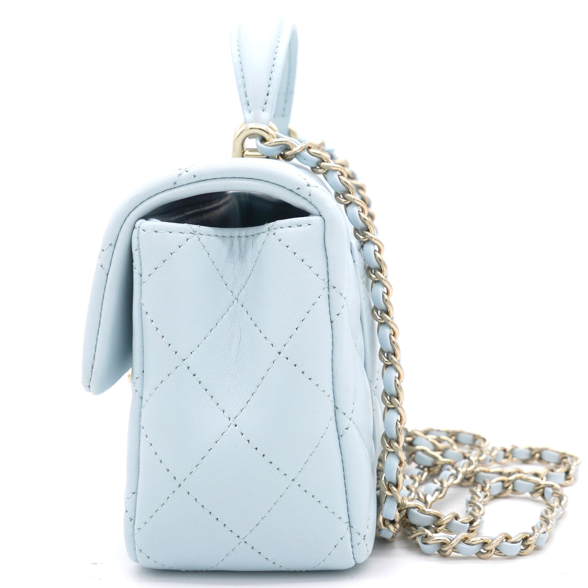 Chi tiết hơn 63 về chanel baby blue flap bag mới nhất  cdgdbentreeduvn