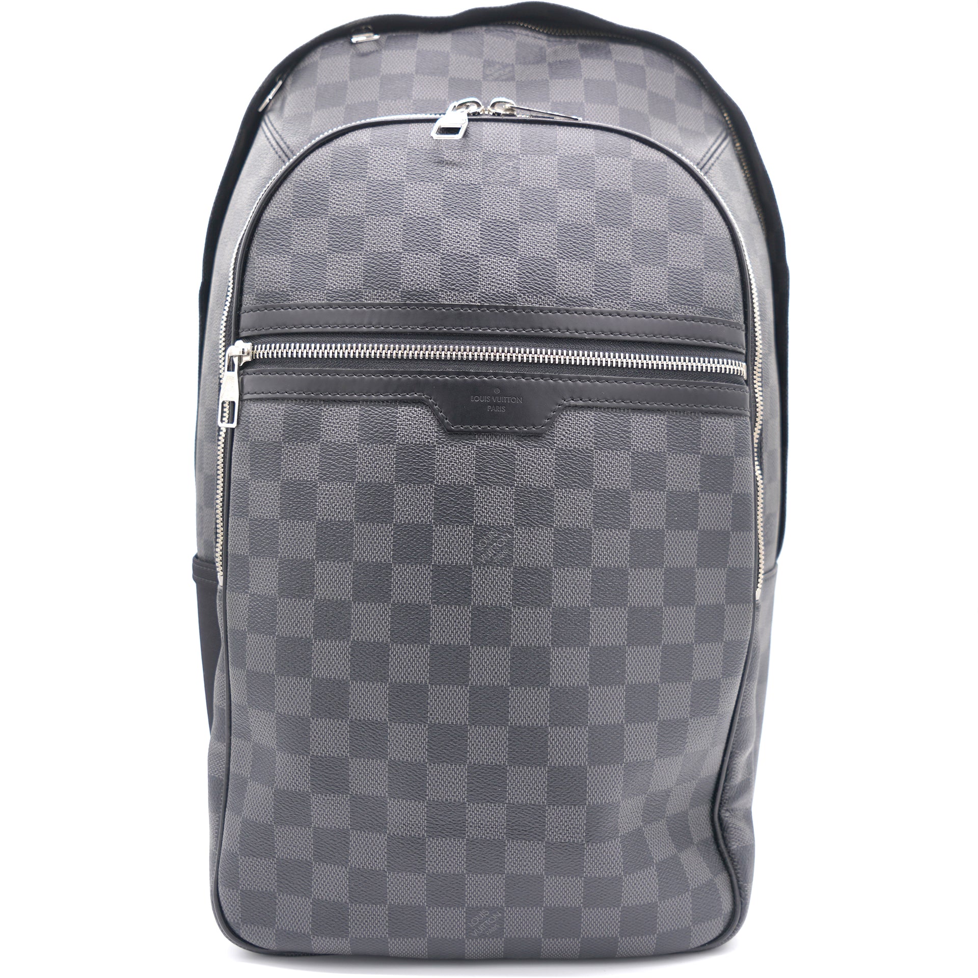 Louis Vuitton Josh Backpack Damier Graphite Pixel Gray in Coated