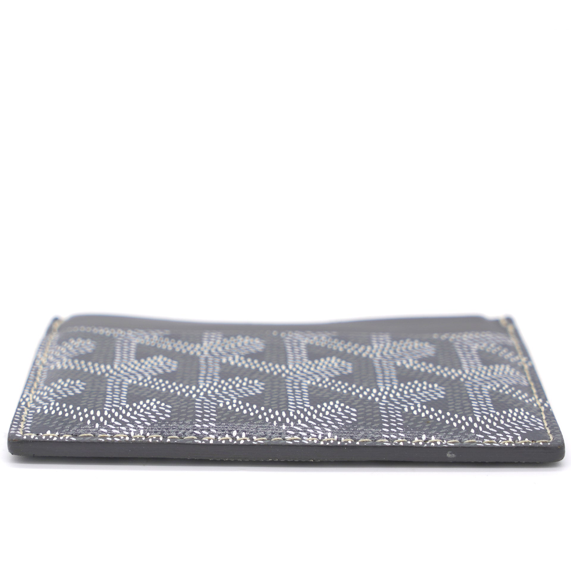 Goyard Blue Goyardine Saint Sulpice Card Holder