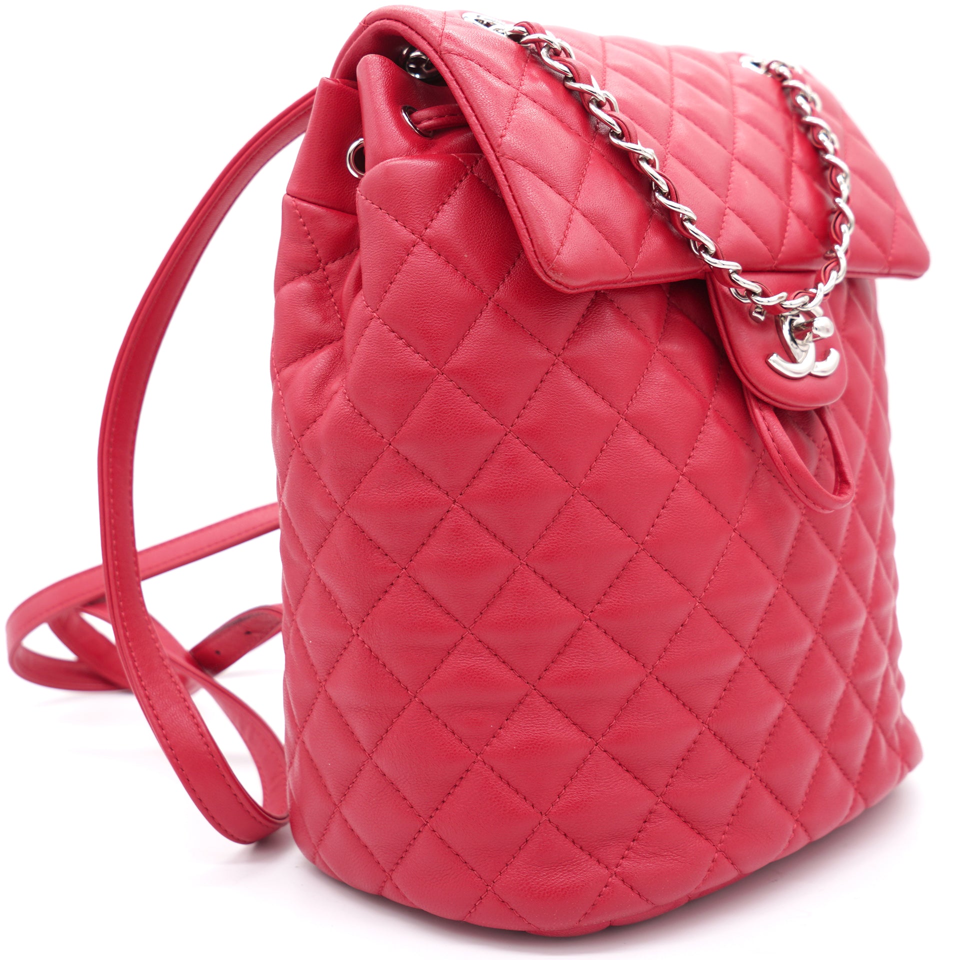 chanel quilted leather backpack