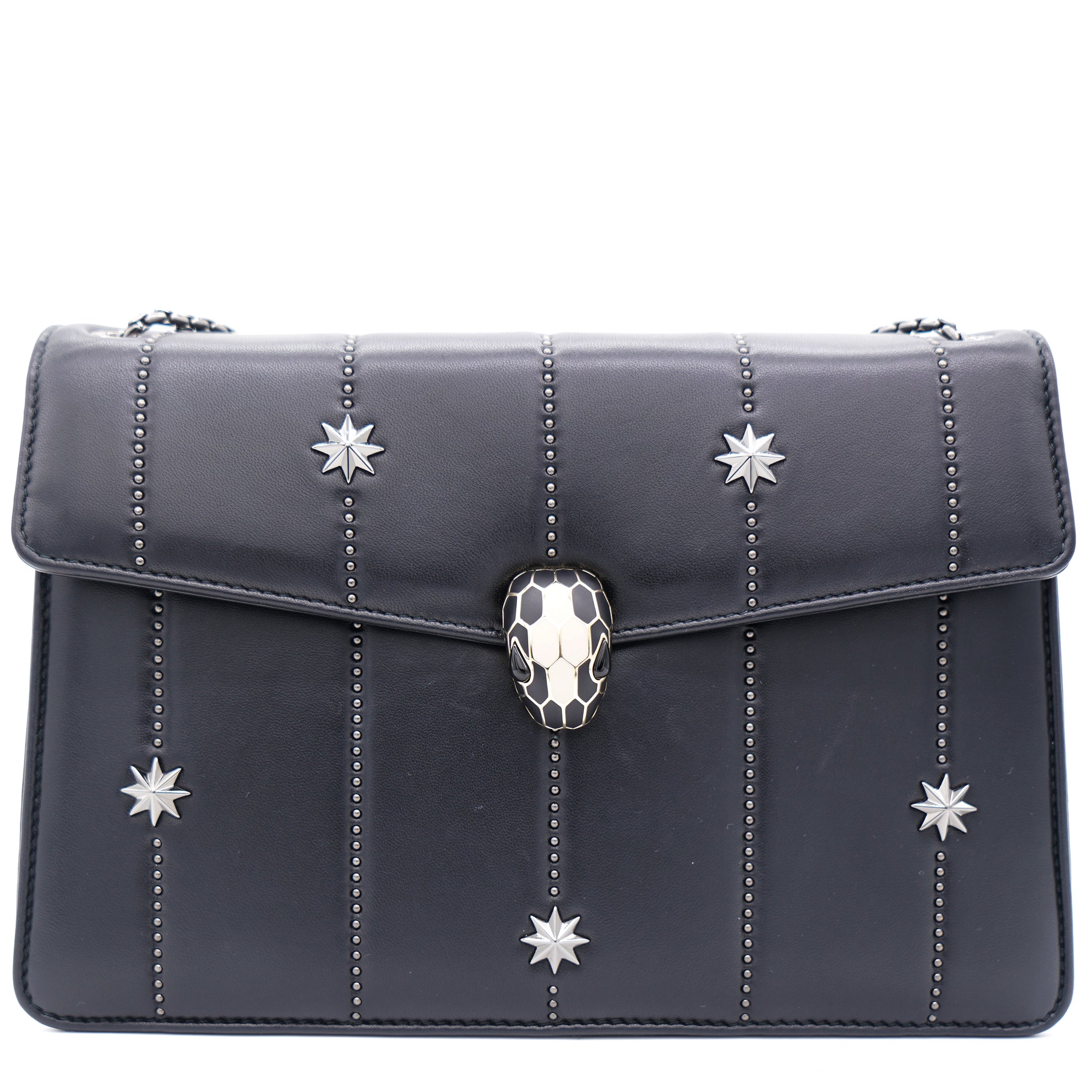 image of Serpenti Forever Shoulder Bag Stars Embellishments